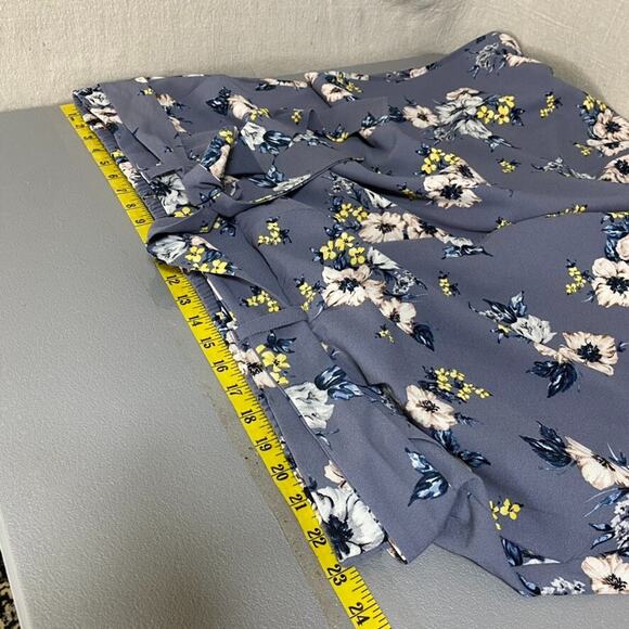 Torrid Women Wide Leg Palazzo Pants Size 4X Floral Tie Front Belt Boho Bloomcore - Picture 8 of 13